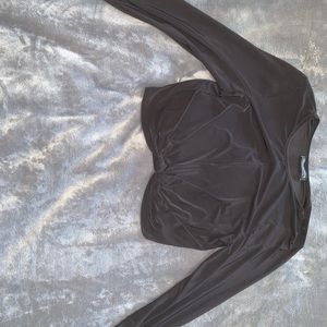 Fashion nova long sleeve crop top